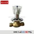 Brass Stop And Waste Valve Bronze/Brass Built-in Stop Valve as-Ws006 Factory